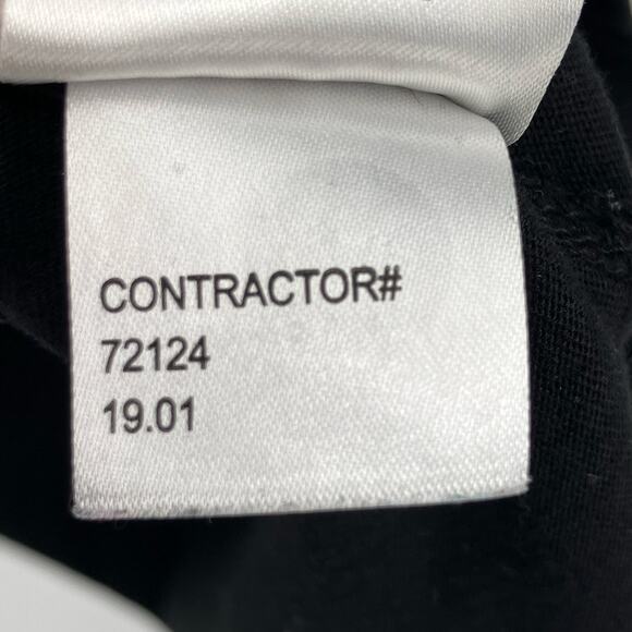 Calvin Klein Black Gray Colorblock Logo Crew Neck Short Sleeve Basic Tee Shirt - Picture 7 of 7